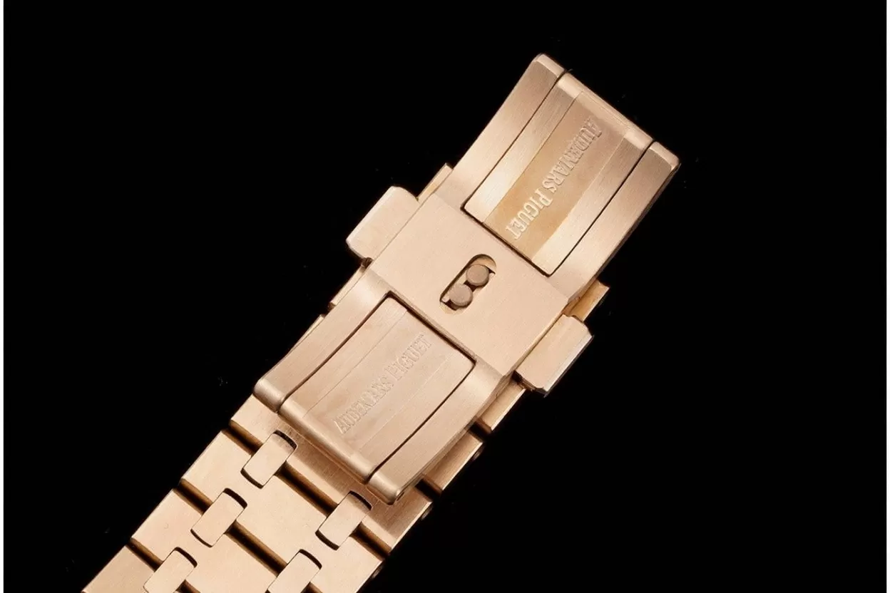 Royal Oak 41mm 15500 RG/RG Black/Stk APSF A4302 Super Clone - Image 15