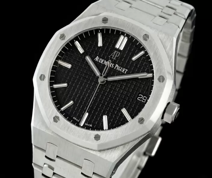 Royal Oak 41mm 15500 SS/SS Black/Stk ZF V3 A4302 Super Clone