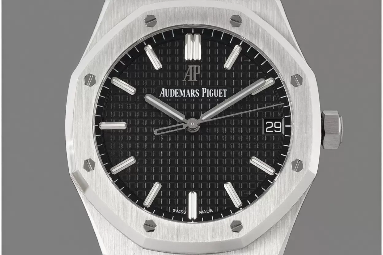Alternative view of Royal Oak 41mm 15500 SS/SS Black/Stk ZF V3 A4302 Super Clone