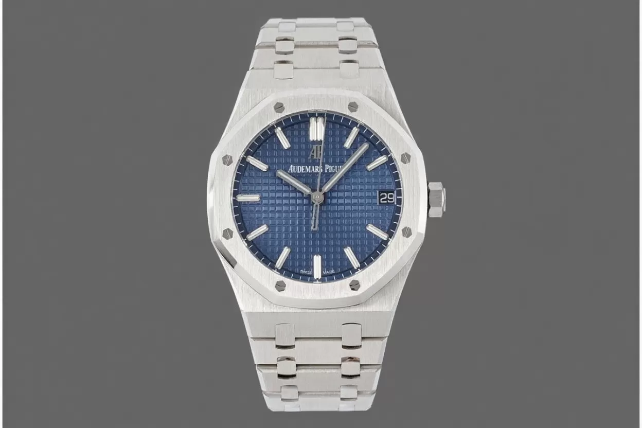 Royal Oak 41mm 15500 SS/SS Blue/Stk ZF V3 A4302 Super Clone - Image 3