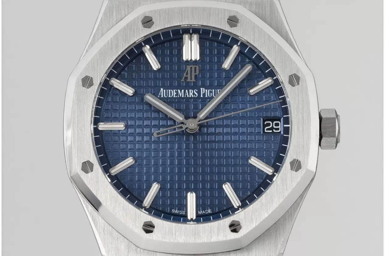 Alternative view of Royal Oak 41mm 15500 SS/SS Blue/Stk ZF V3 A4302 Super Clone