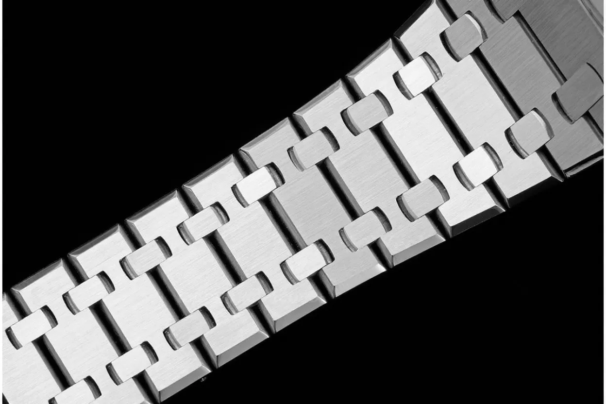 Royal Oak 41mm 15500 SS/SS White/Stk ZF V3 A4302 Super Clone - Image 11