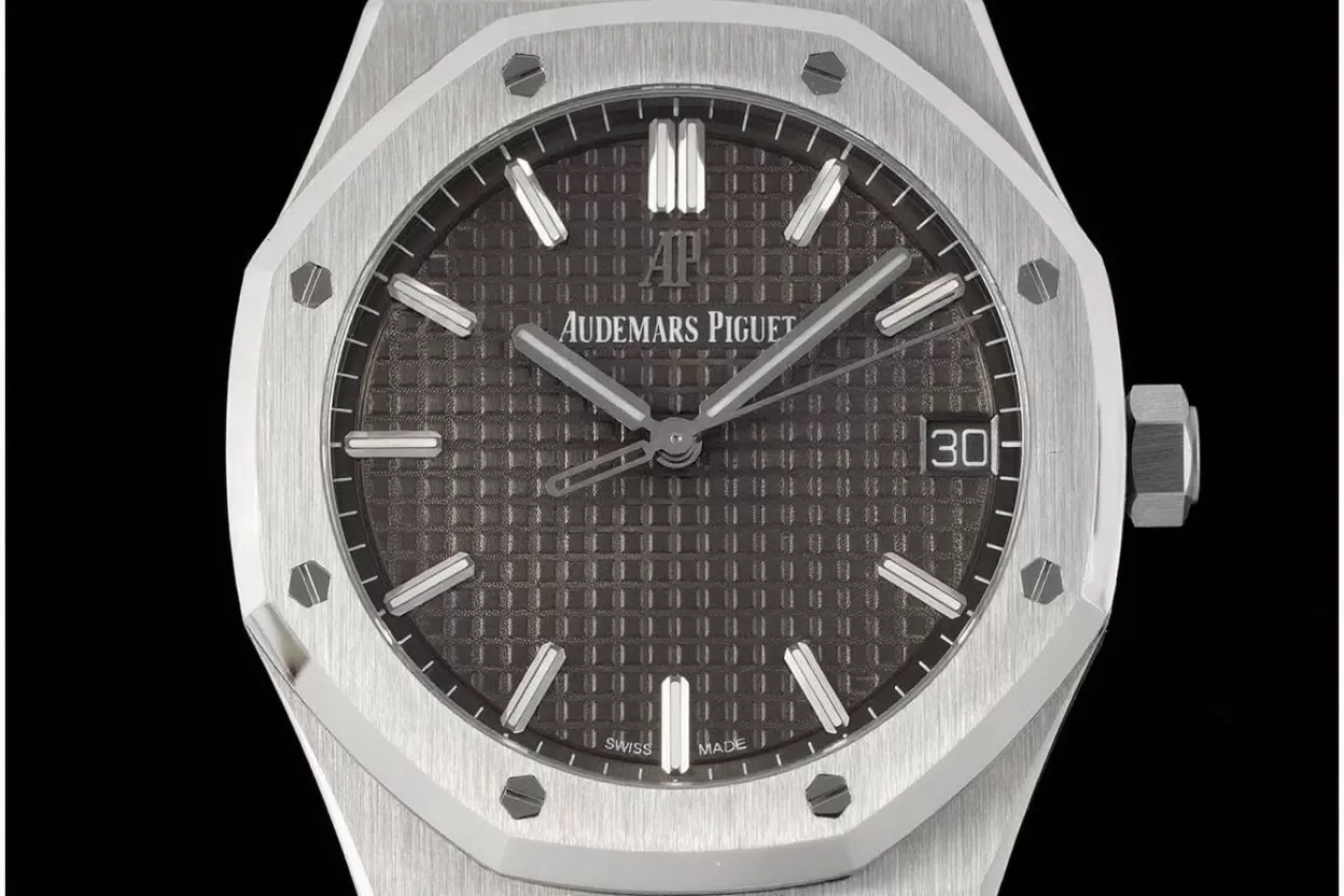 Alternative view of Royal Oak 41mm 15500 SS/SS Grey/Stk ZF V3 A4302 Super Clone