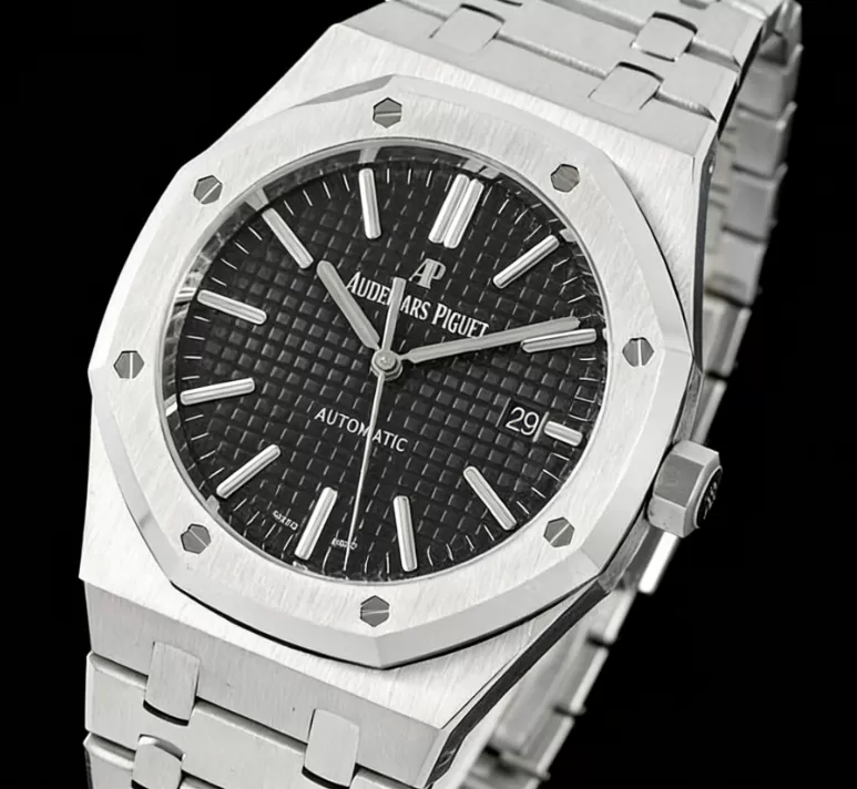 Royal Oak 15400 SS/SS Black/Stk APSF SA3120 Super Clone