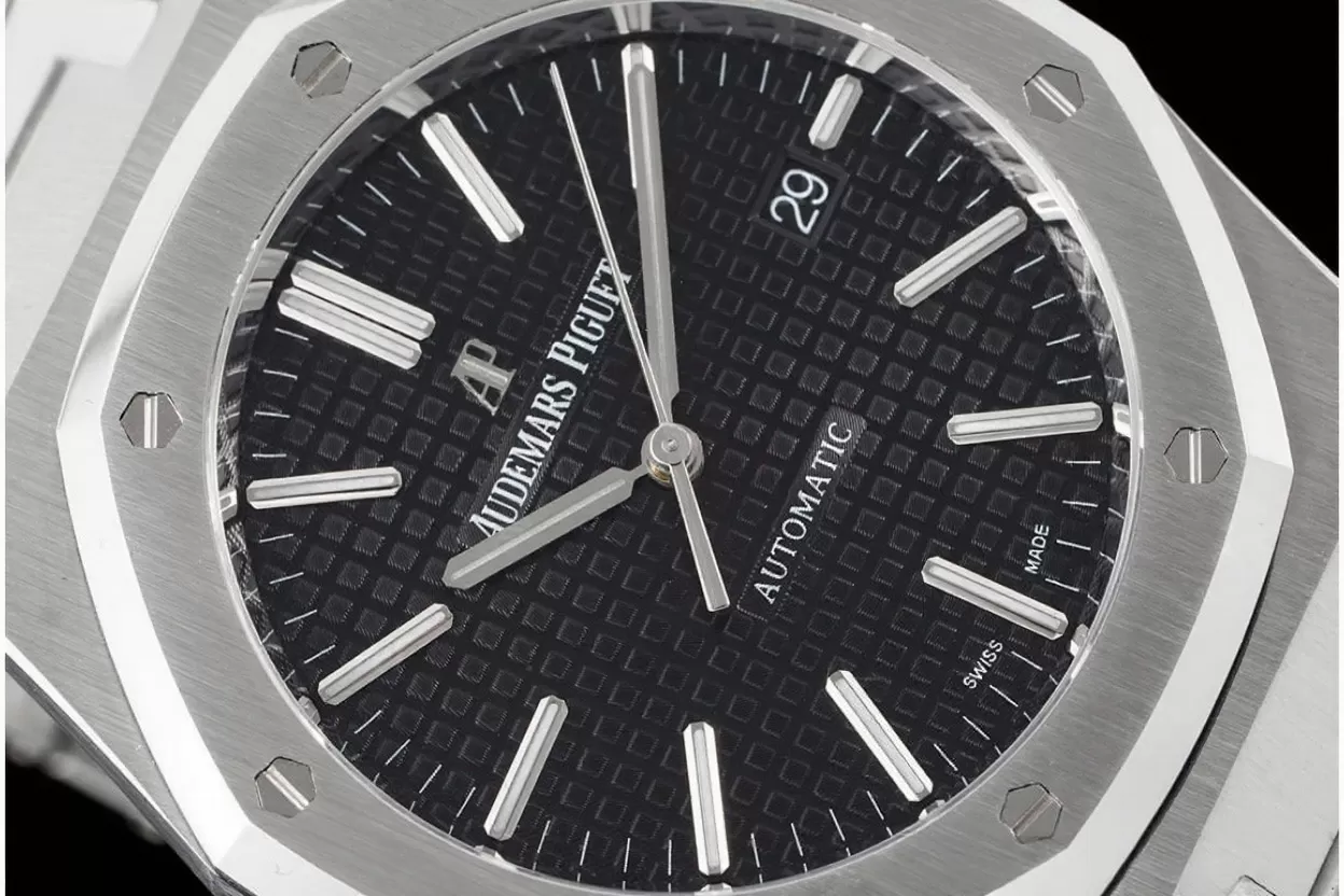 Royal Oak 15400 SS/SS Black/Stk APSF SA3120 Super Clone - Image 4