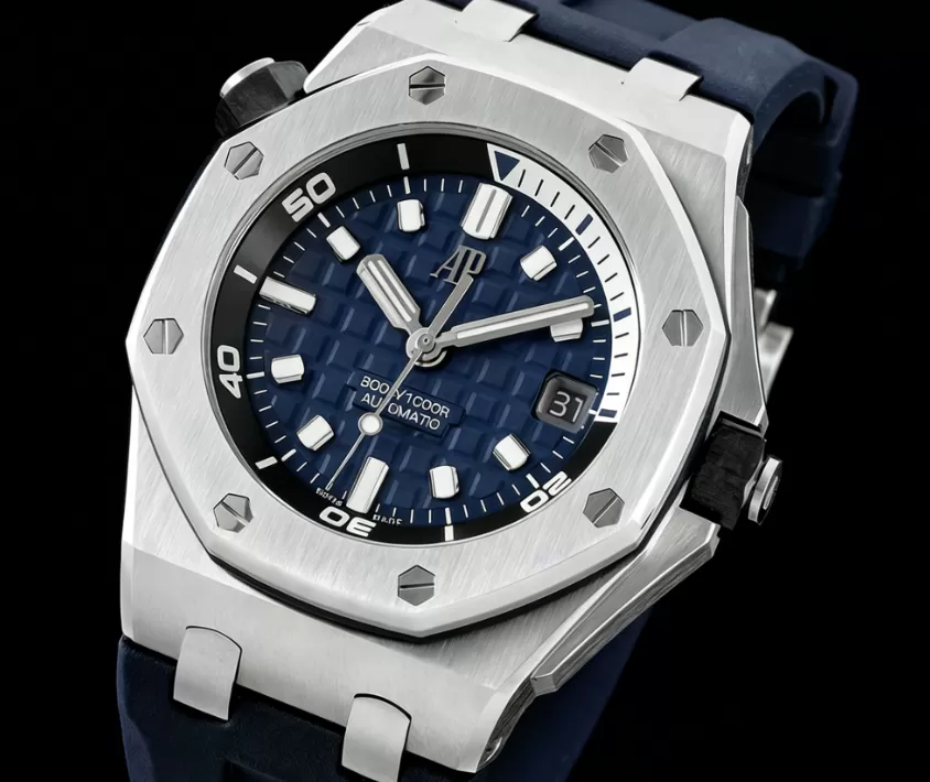 Royal Oak Offshore Diver 15720 42mm SS/RU Blue/Stk ZF A4308
