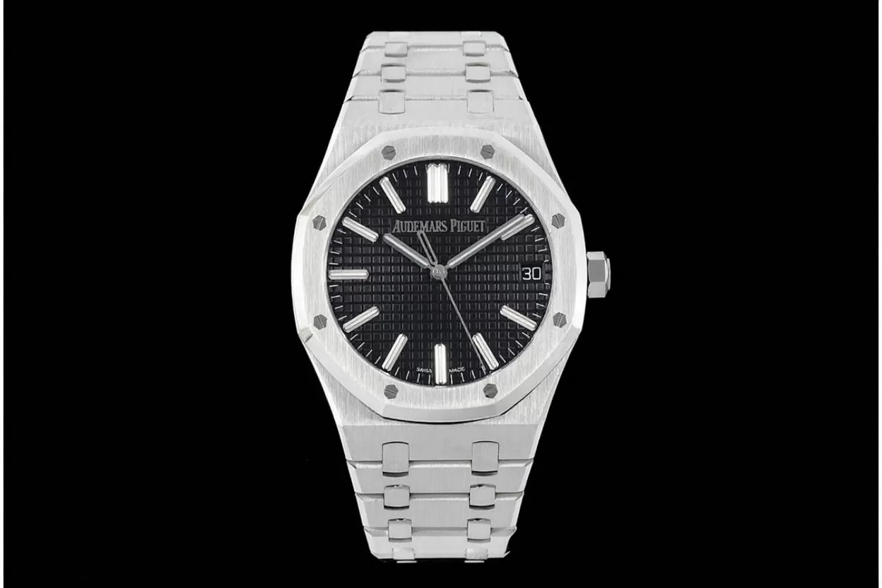 Royal Oak 50th Anniverary 41mm 15510 SS/SS Black/Stk ZF A4302 - Image 4