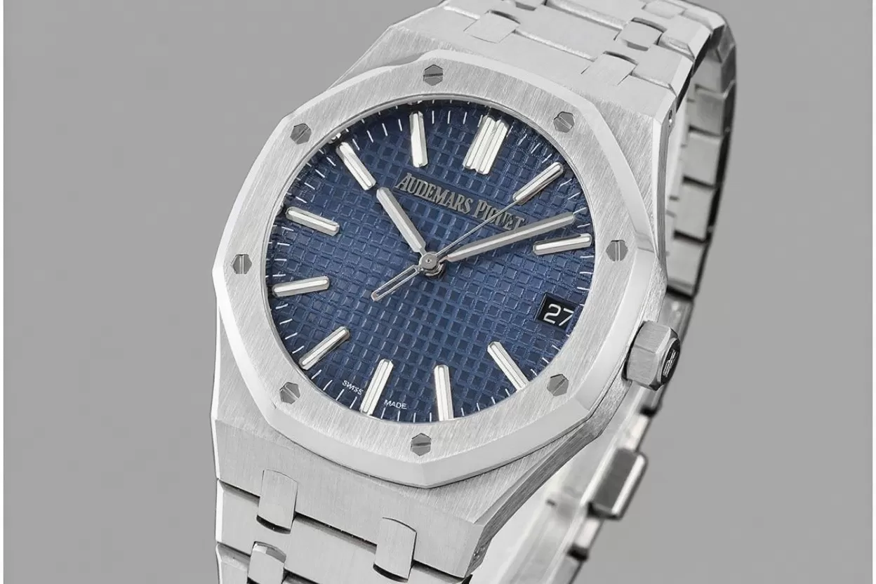 Royal Oak 50th Anniverary 41mm 15510 SS/SS Blue/Stk ZF A4302