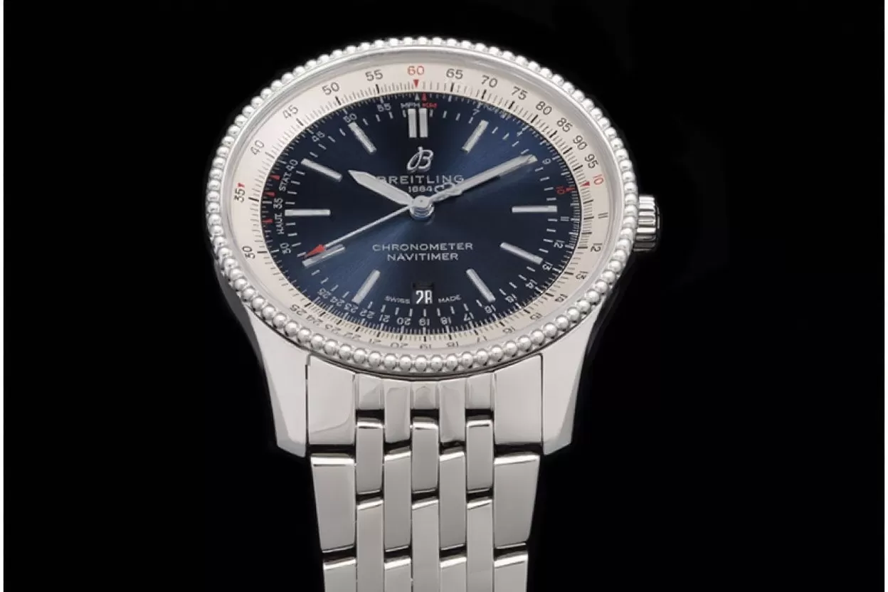 Breitling - Navitimer 1 41mm SS/SS Blue V7F A2824 - Image 5