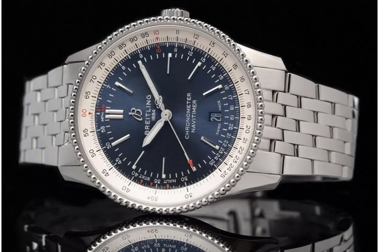 Breitling - Navitimer 1 41mm SS/SS Blue V7F A2824 - Image 8