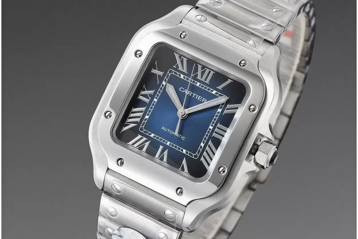 Santos De Cartier 35mm SS/SS Blue Dial BVF MY9039