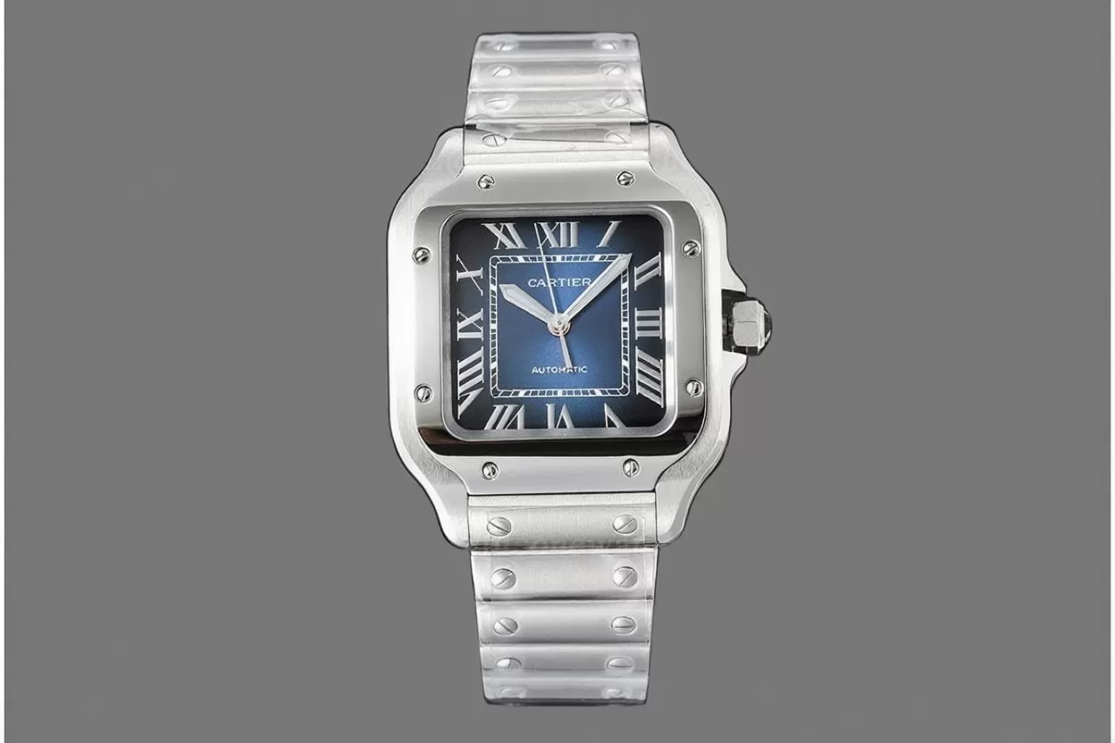 Santos De Cartier 35mm SS/SS Blue Dial BVF MY9039 - Image 4