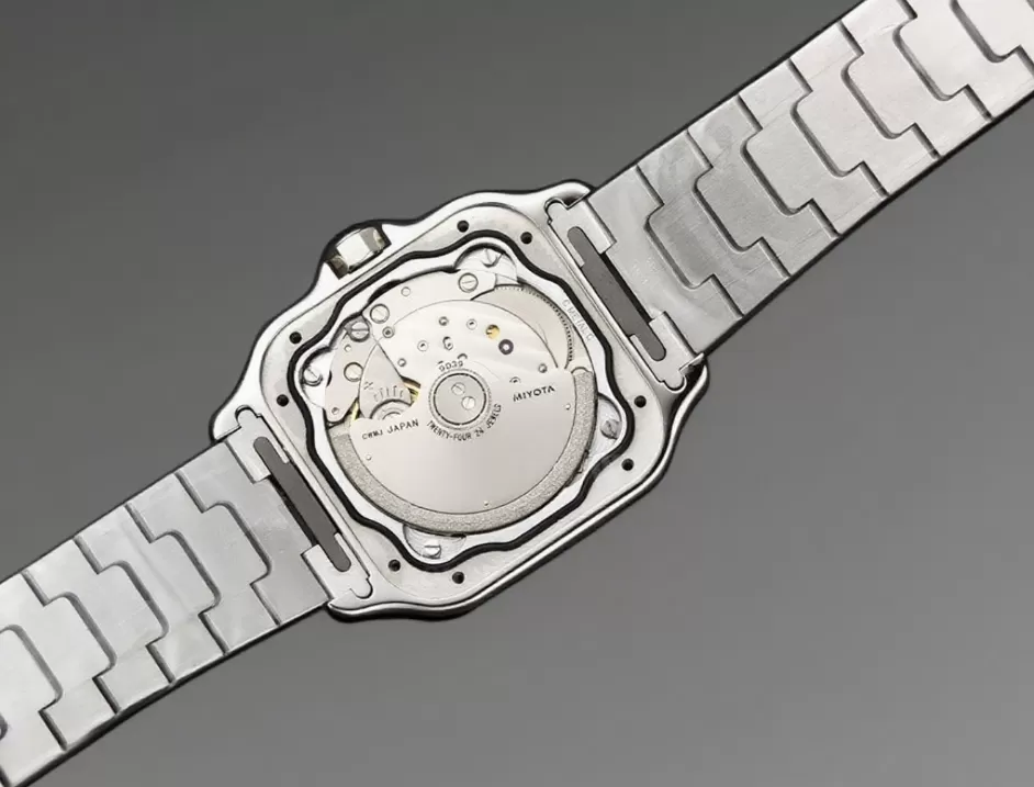 Santos De Cartier 35mm SS/SS Blue Dial BVF MY9039 - Image 9