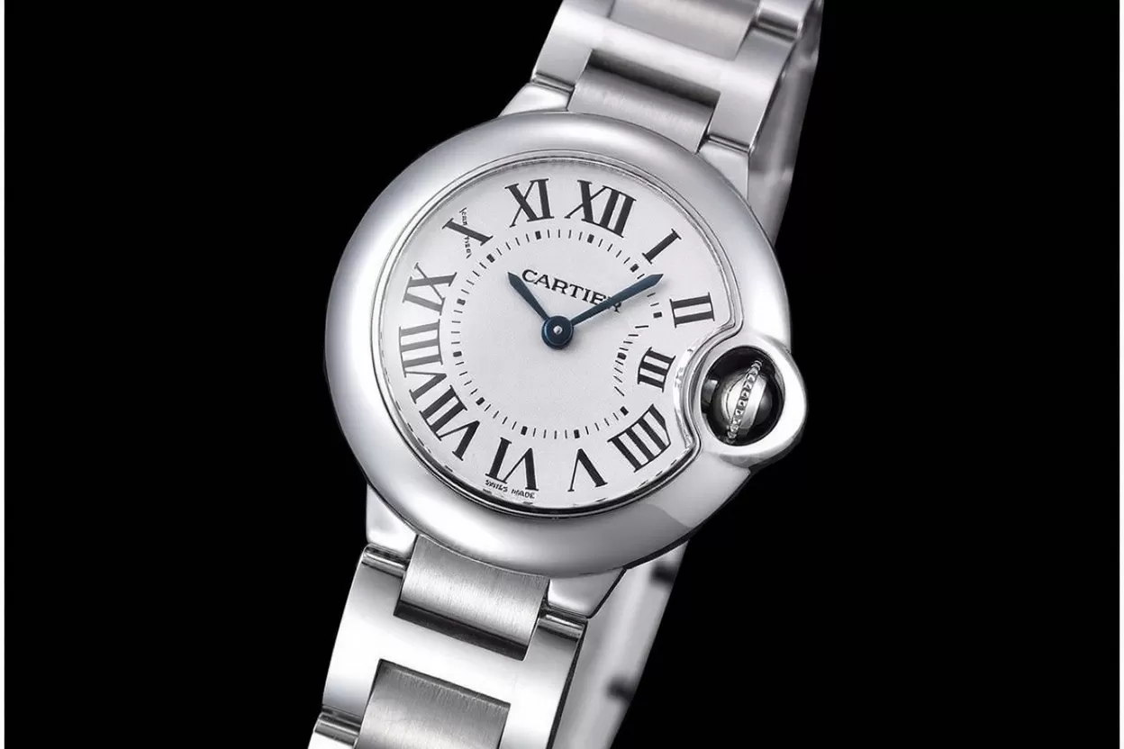 Ballon Bleu Ladies 28mm SS/SS White Dial V6F Qtz