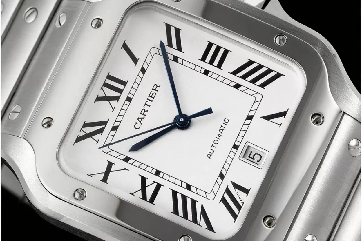 Santos De Cartier 2018 Mens XL 40mm SS/SS Wht BVF MY9019 - Image 4