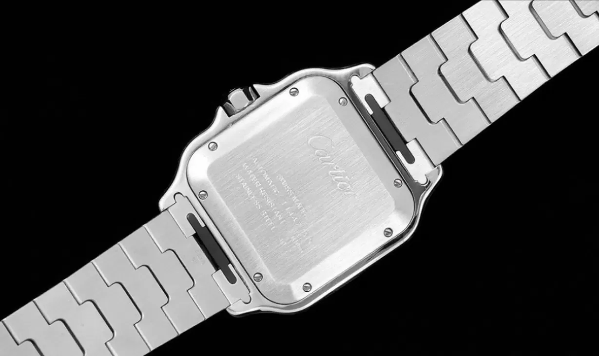Santos De Cartier 2018 Mens XL 40mm SS/SS Wht BVF MY9019 - Image 8