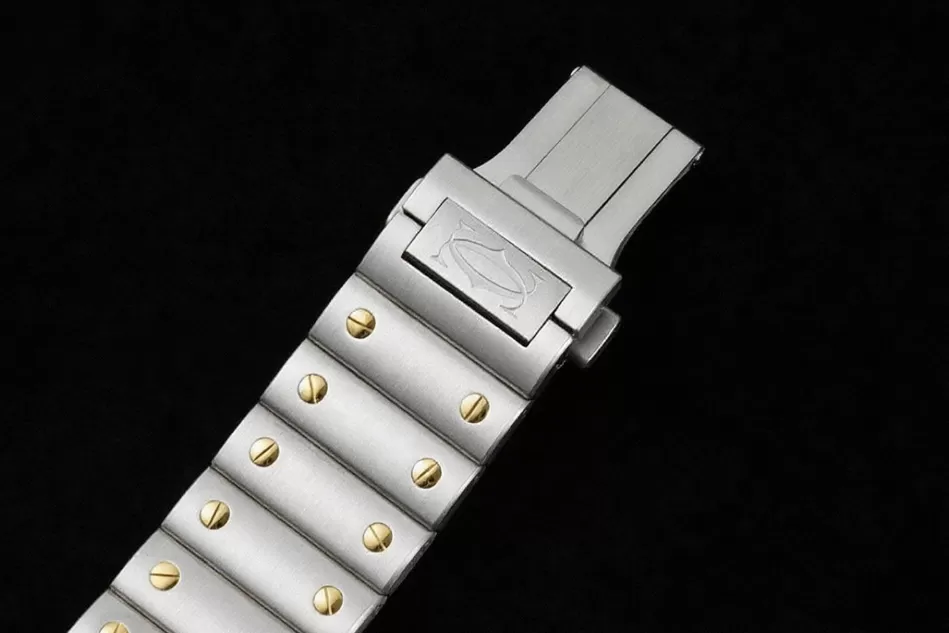 Cartier - Santos De Cartier 2018 Mens XL 40mm YG/SS Wht BVF MY9019 - 图片 22