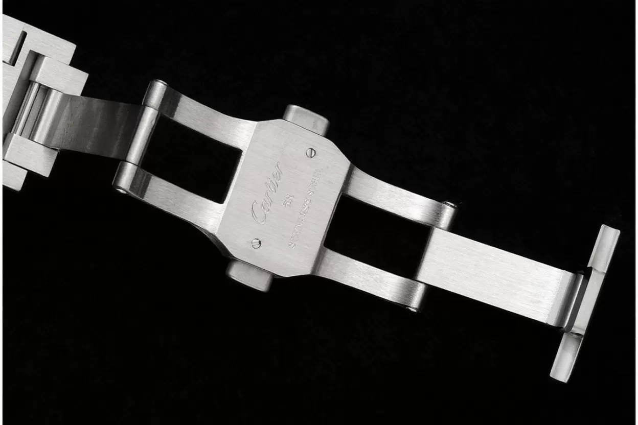 Cartier - Santos De Cartier 2018 Mens XL 40mm YG/SS Wht BVF MY9019 - 图片 26