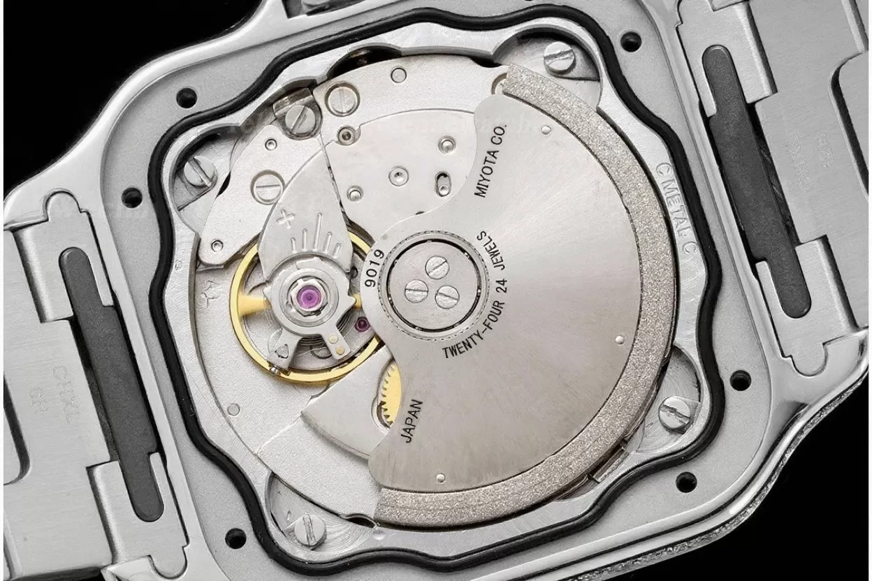 Santos De Cartier 35mm YG/SS Wht BVF MY9039 - 图片 10