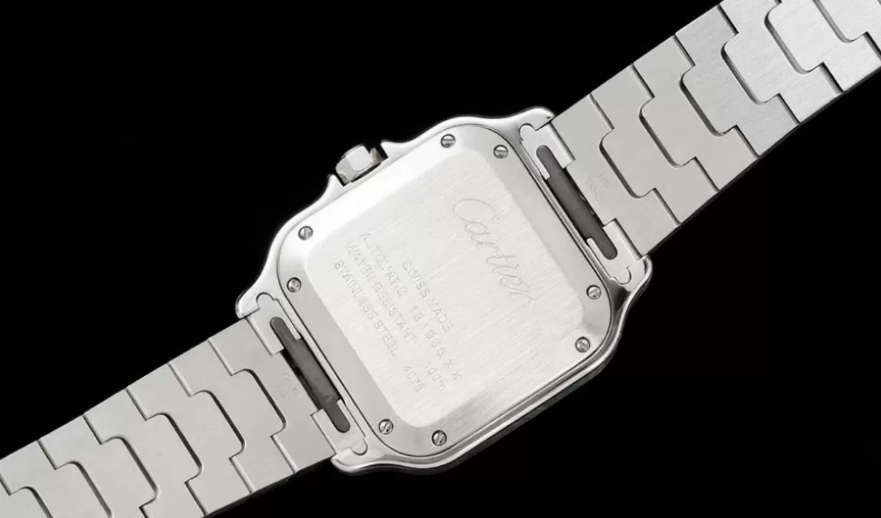 Santos De Cartier 35mm YG/SS Wht BVF MY9039 - 图片 9