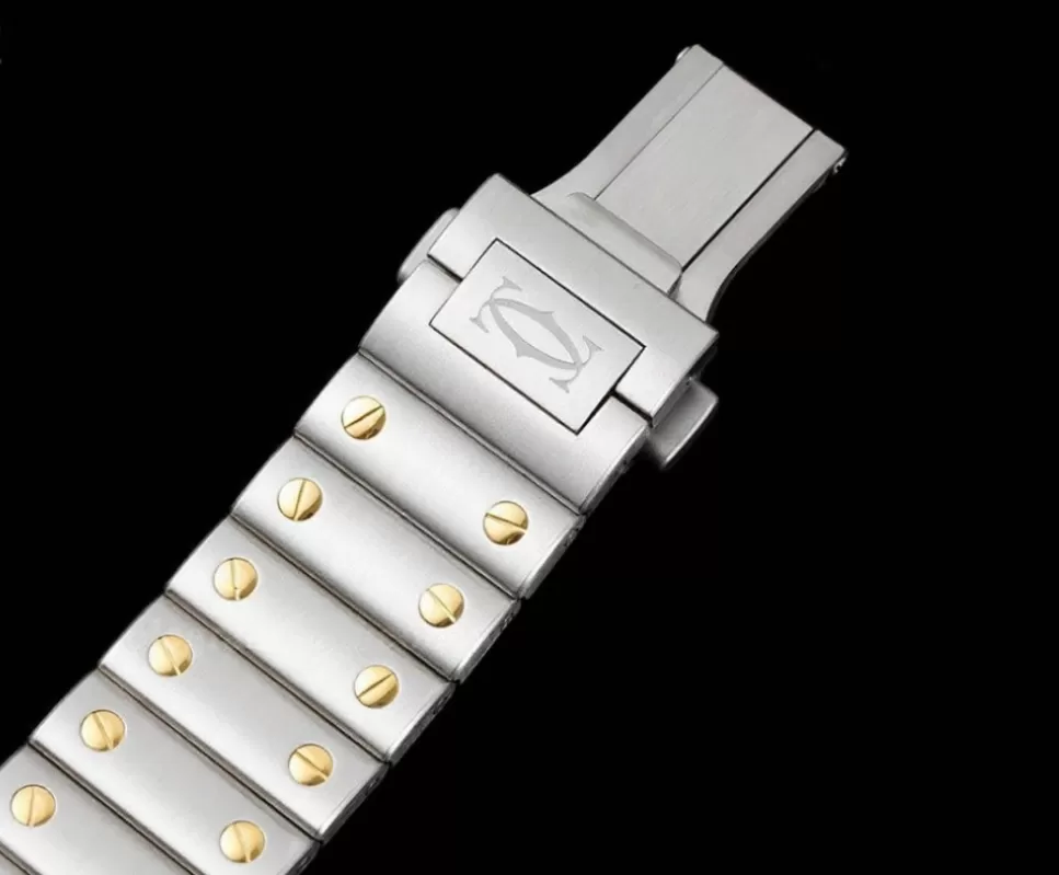 Santos De Cartier 35mm YG/SS Wht BVF MY9039 - 图片 18