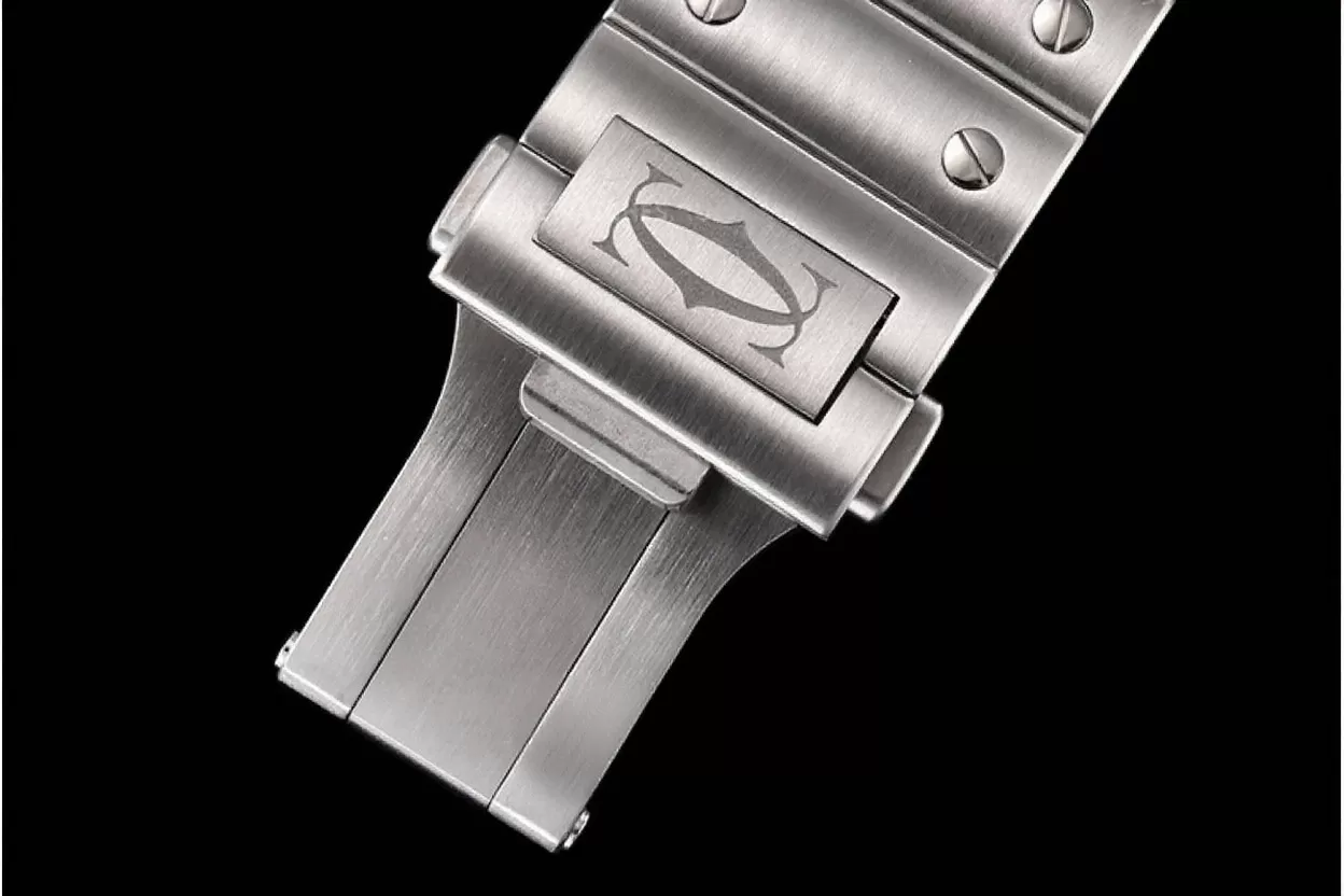 Santos De Cartier Mens XL SS/SS White 3KF MY9015 - Image 19