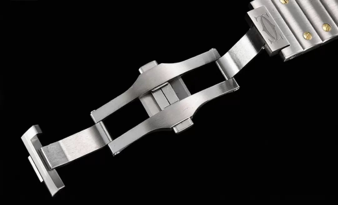 Cartier - Santos De Cartier Mens XL YG/SS White 3KF MY9015 - Image 18