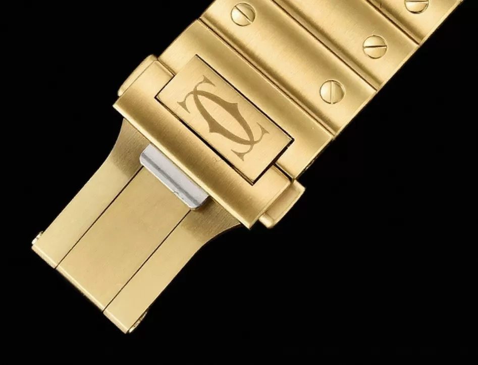 Cartier - Santos De Cartier Mens XL YG/YG White 3KF MY9015 - Image 14
