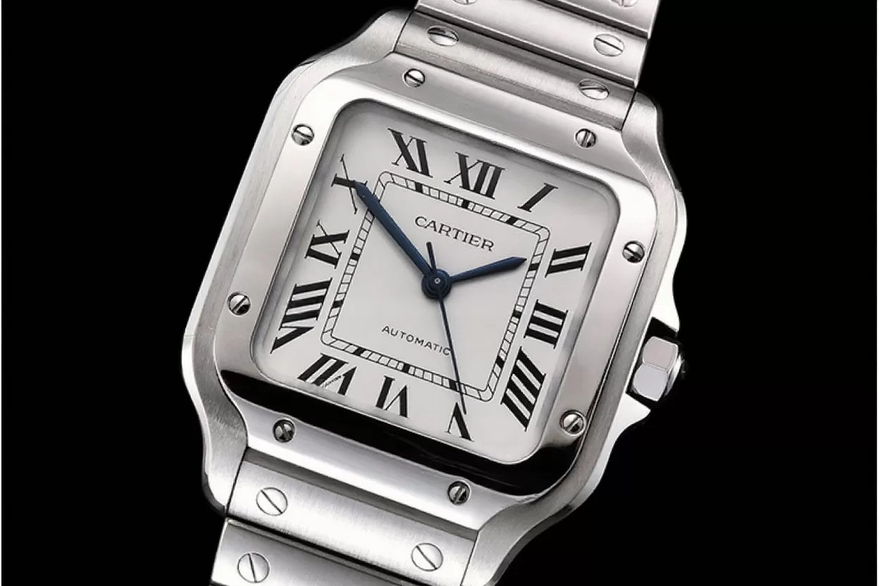 Cartier - Santos De Cartier 35mm Mens SS/SS White 3KF MY9015