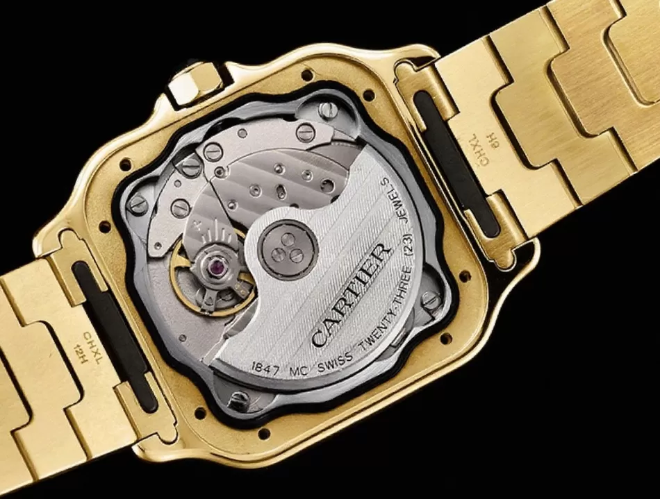 Cartier - Santos De Cartier 35mm Mens YG/YG White 3KF MY9015 - 图片 7