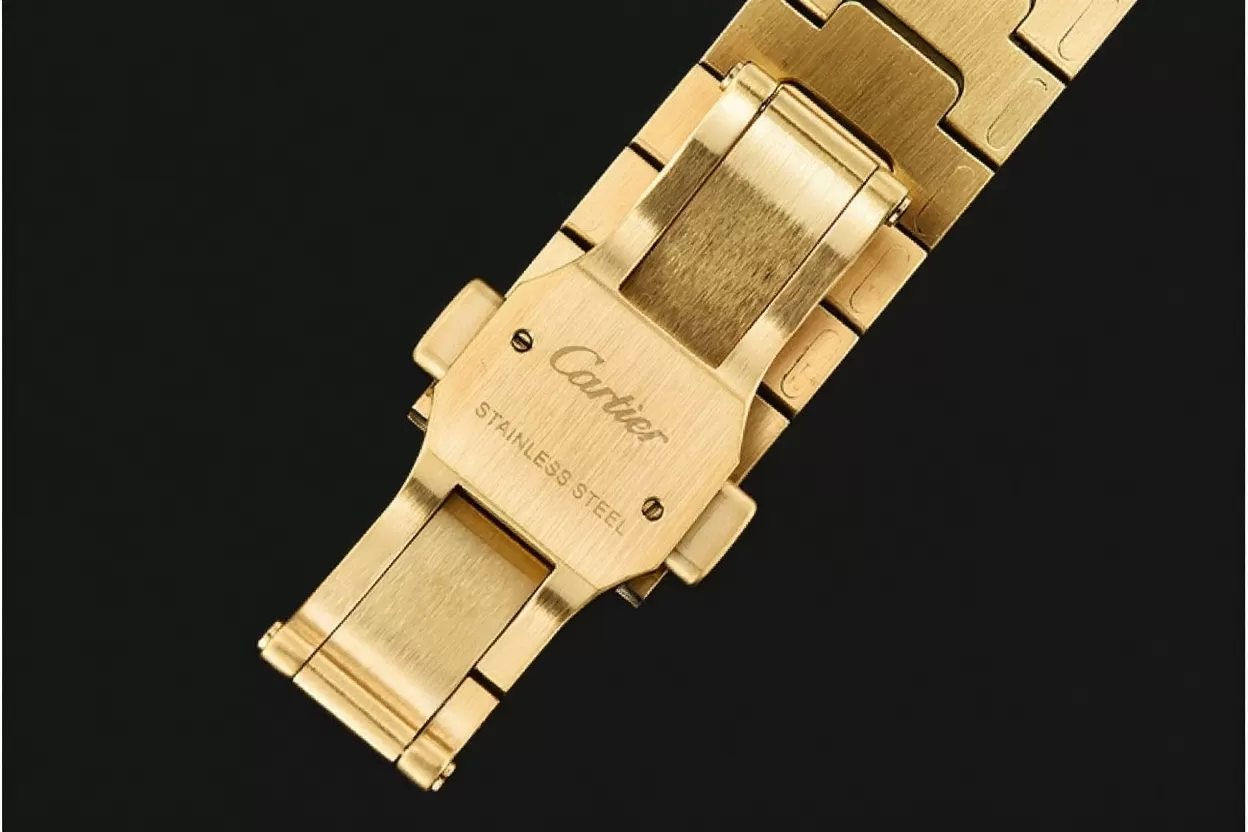 Cartier - Santos De Cartier 35mm Mens YG/YG White 3KF MY9015 - 图片 12