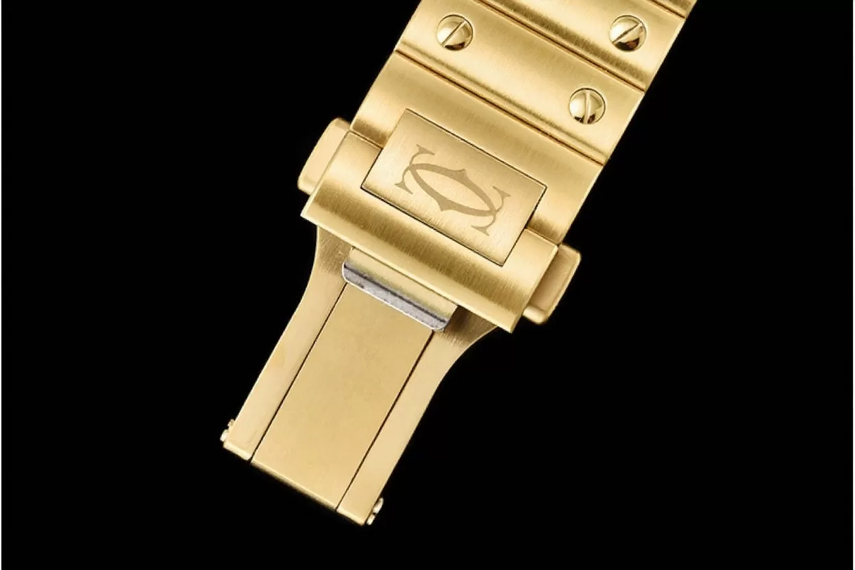 Cartier - Santos De Cartier 35mm Mens YG/YG White 3KF MY9015 - 图片 13