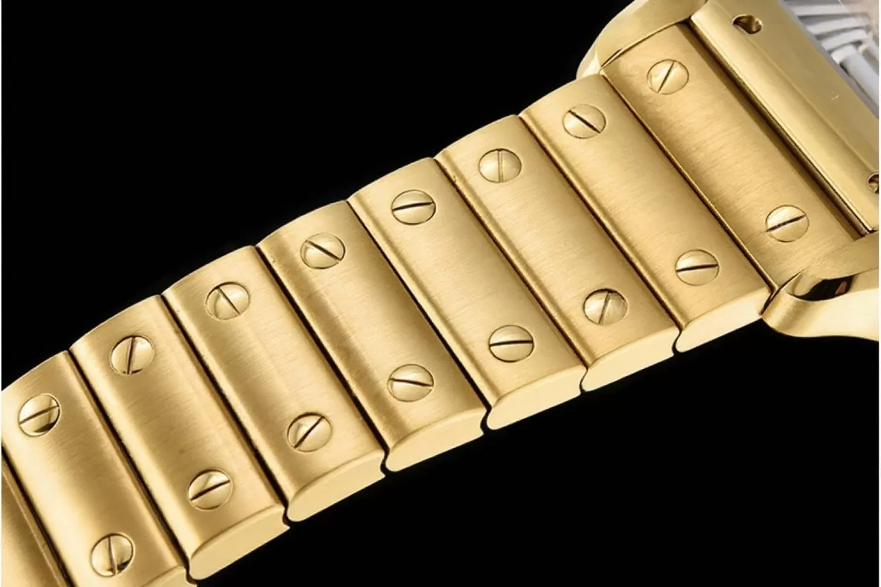 Cartier - Santos De Cartier 35mm Mens YG/YG White 3KF MY9015 - 图片 14
