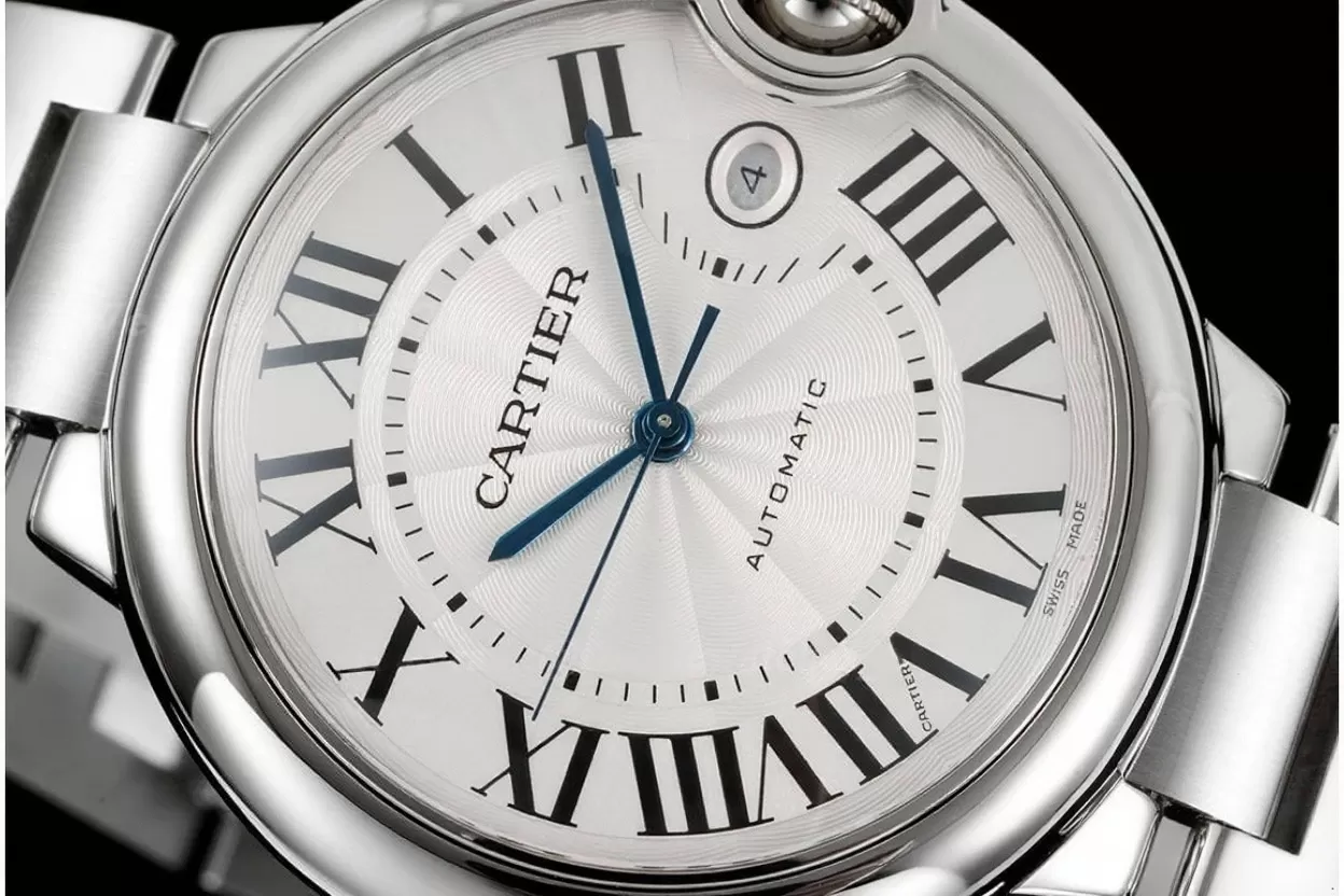 Alternative view of Ballon Bleu De Cartier 42mm White Textured Dial SS/SS V6F V8 A2824