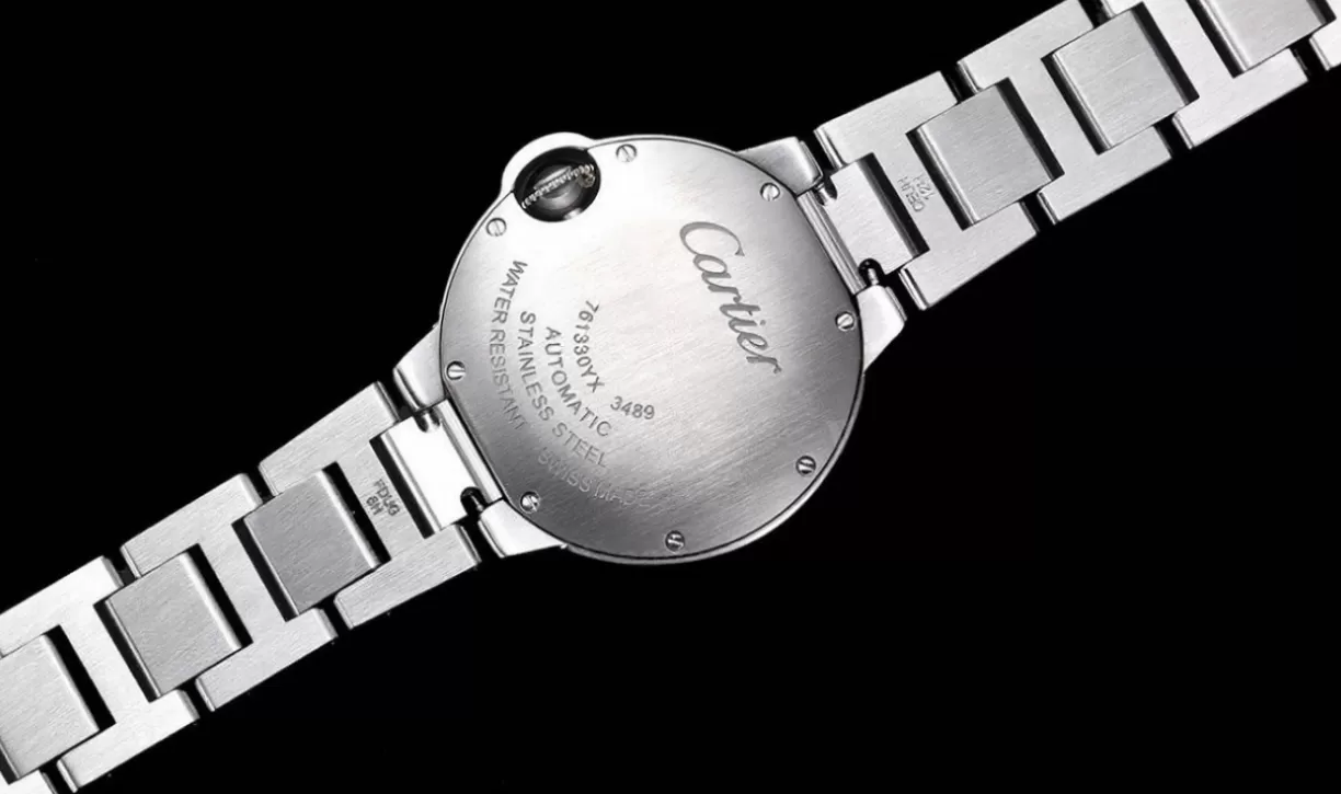 Ballon Bleu De Cartier 33mm White Textured Dial SS/SS V6F V8 NH05 - Image 6