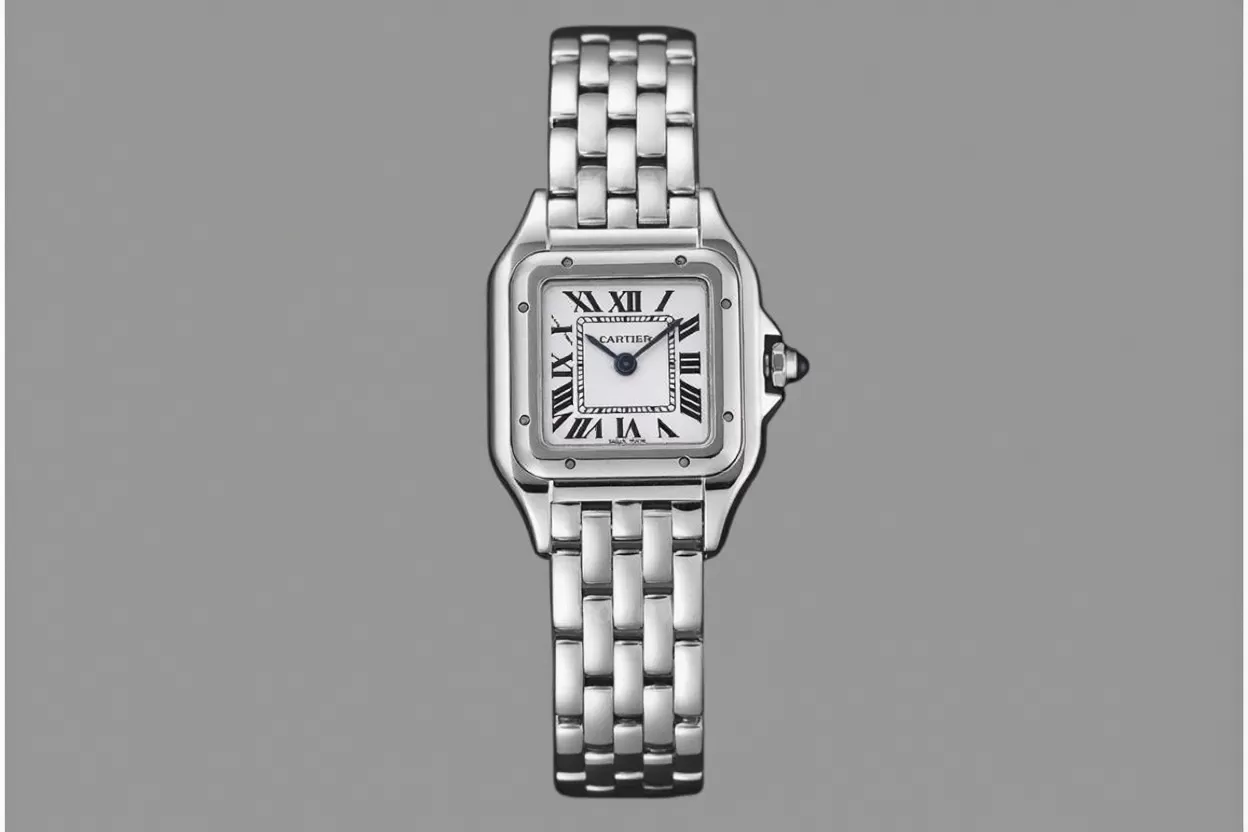 Alternative view of Panthere Secrete De Ladies 22mm SS/SS White 8848F Swiss Qtz