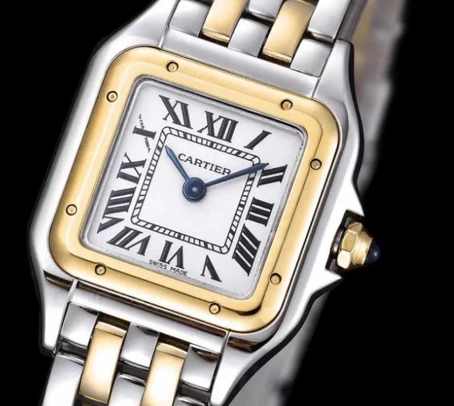 Panthere Secrete De Ladies 22mm YG/SS White Dial 8848F Swiss Qtz