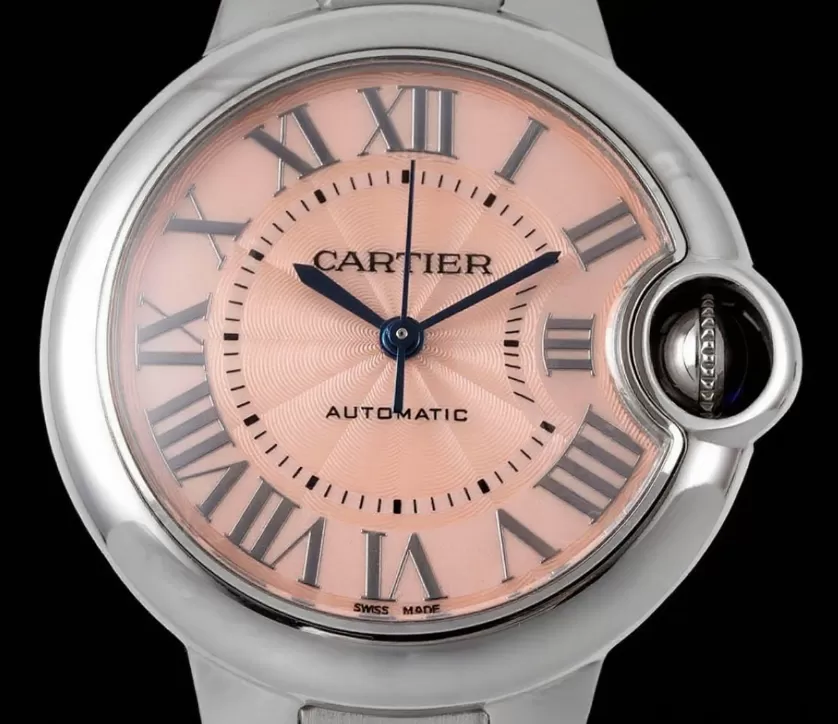 Alternative view of Ballon Bleu De Cartier 33mm SS/SS Pink Dial AF NH05