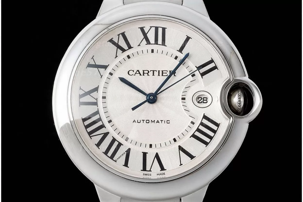 Alternative view of Ballon Bleu De Cartier 42mm SS/SS White Dial AF A2824