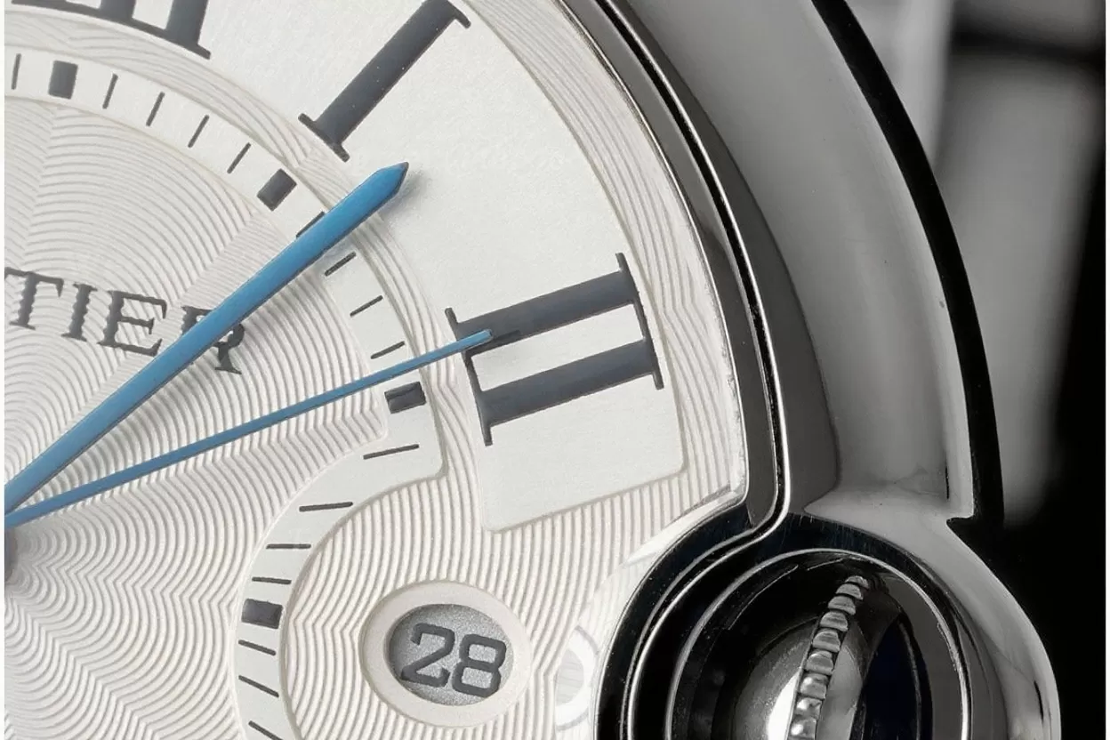 Ballon Bleu De Cartier 42mm SS/SS White Dial AF A2824 - Image 4