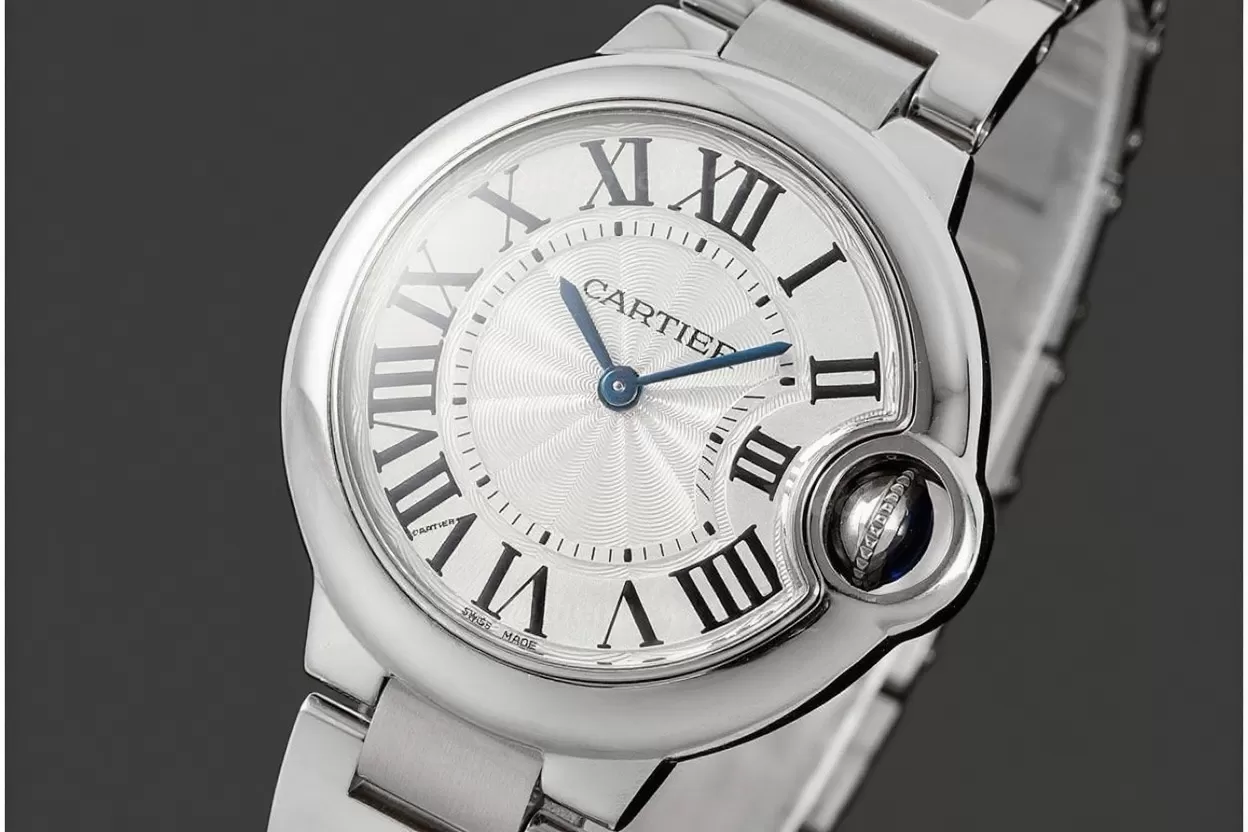 Ballon Bleu De Cartier 33mm SS/SS White Dial AF Quartz