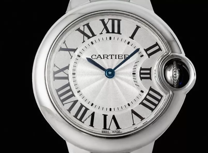 Alternative view of Ballon Bleu De Cartier 33mm SS/SS White Dial AF Quartz