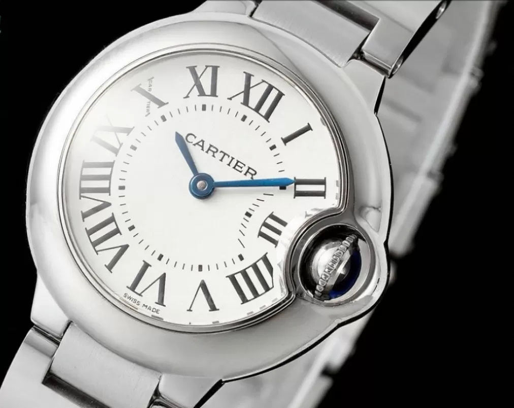 Ballon Bleu De Cartier 28mm SS/SS White Dial AF Quartz