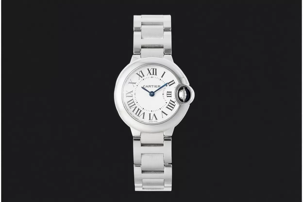 Ballon Bleu De Cartier 28mm SS/SS White Dial AF Quartz - Image 3