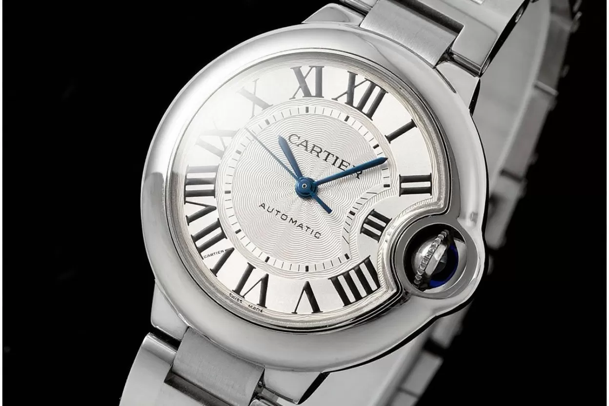 Ballon Bleu De Cartier 33mm SS/SS White Dial V6F A076