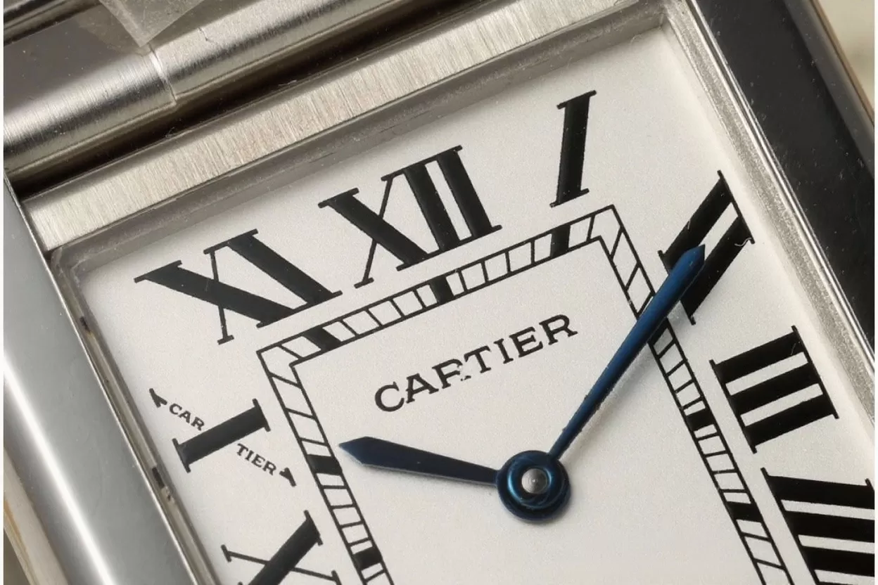 Cartier - Tank Solo 24.4mm SS/SS White Dial AF Quartz - Image 4