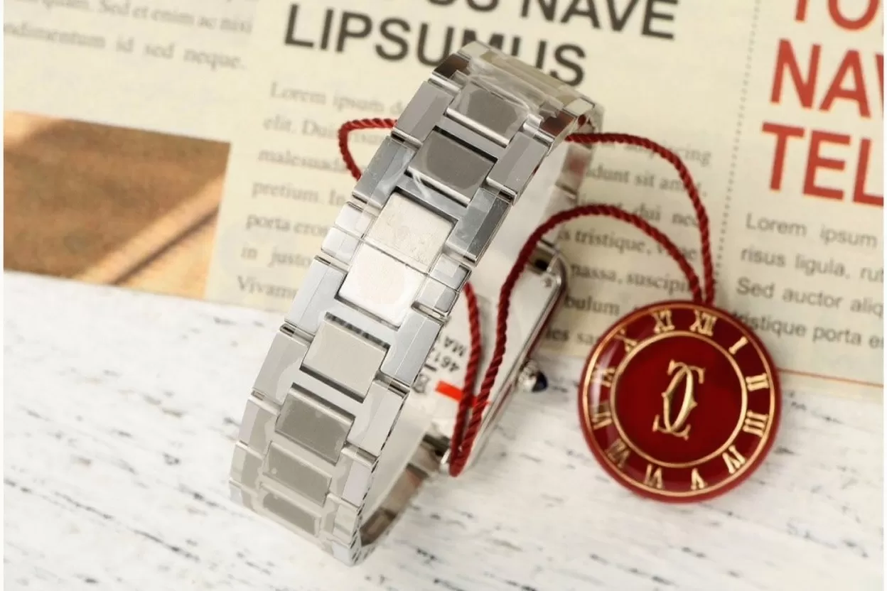 Cartier - Tank Solo 24.4mm SS/SS White Dial AF Quartz - Image 9