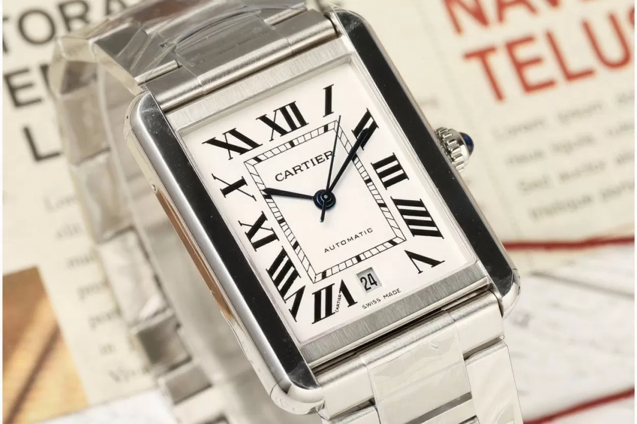 Cartier - Tank Solo 41mm SS/SS White Dial AF MY9015 - Image 3
