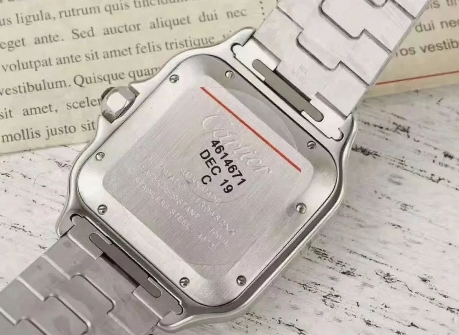 Cartier - Santos De Cartier 40mm XL SS/SS White Dial AF MY9015 - Image 8