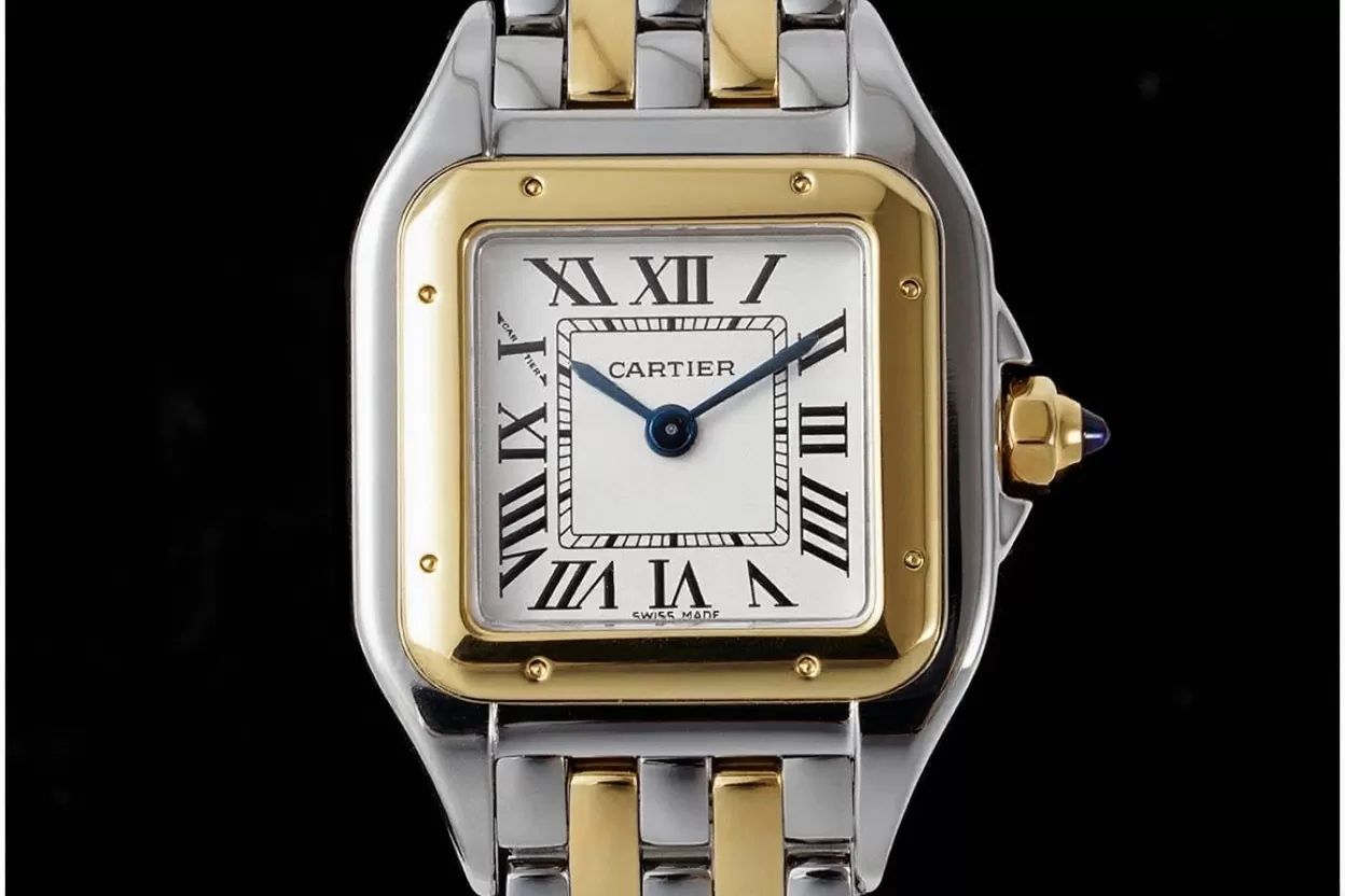 Alternative view of Panthere Secrete De Ladies Small 22mm YG/SS White AF Quartz